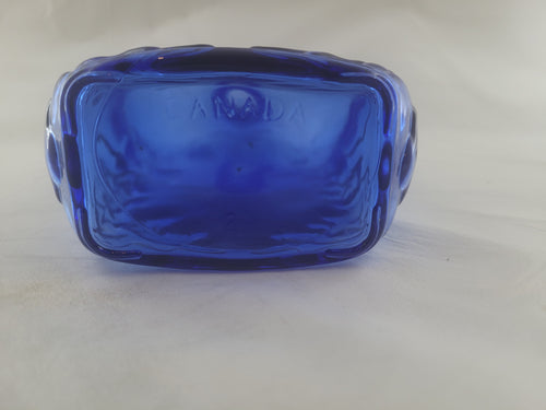 bouteil antique bleu