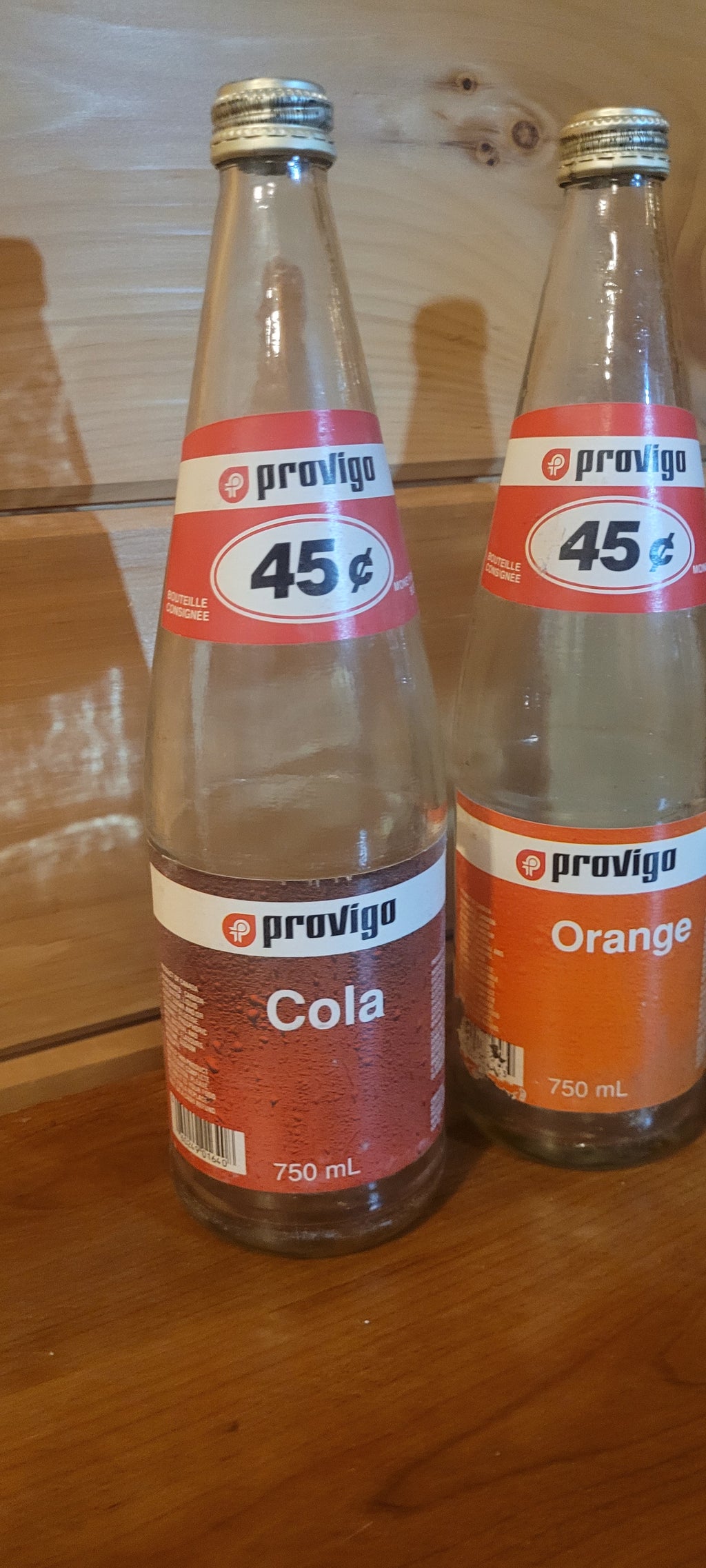 bouteilles Provigo vintage