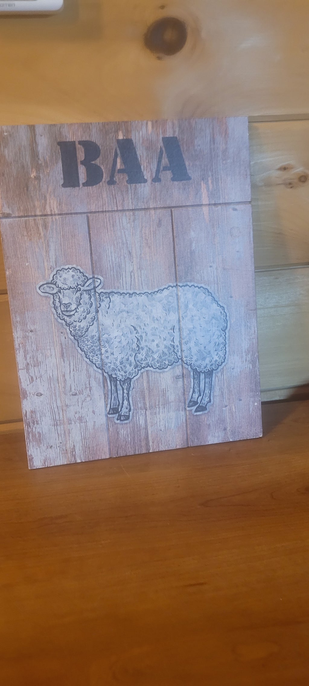 ✨ Plaque décorative farmhouse vintage