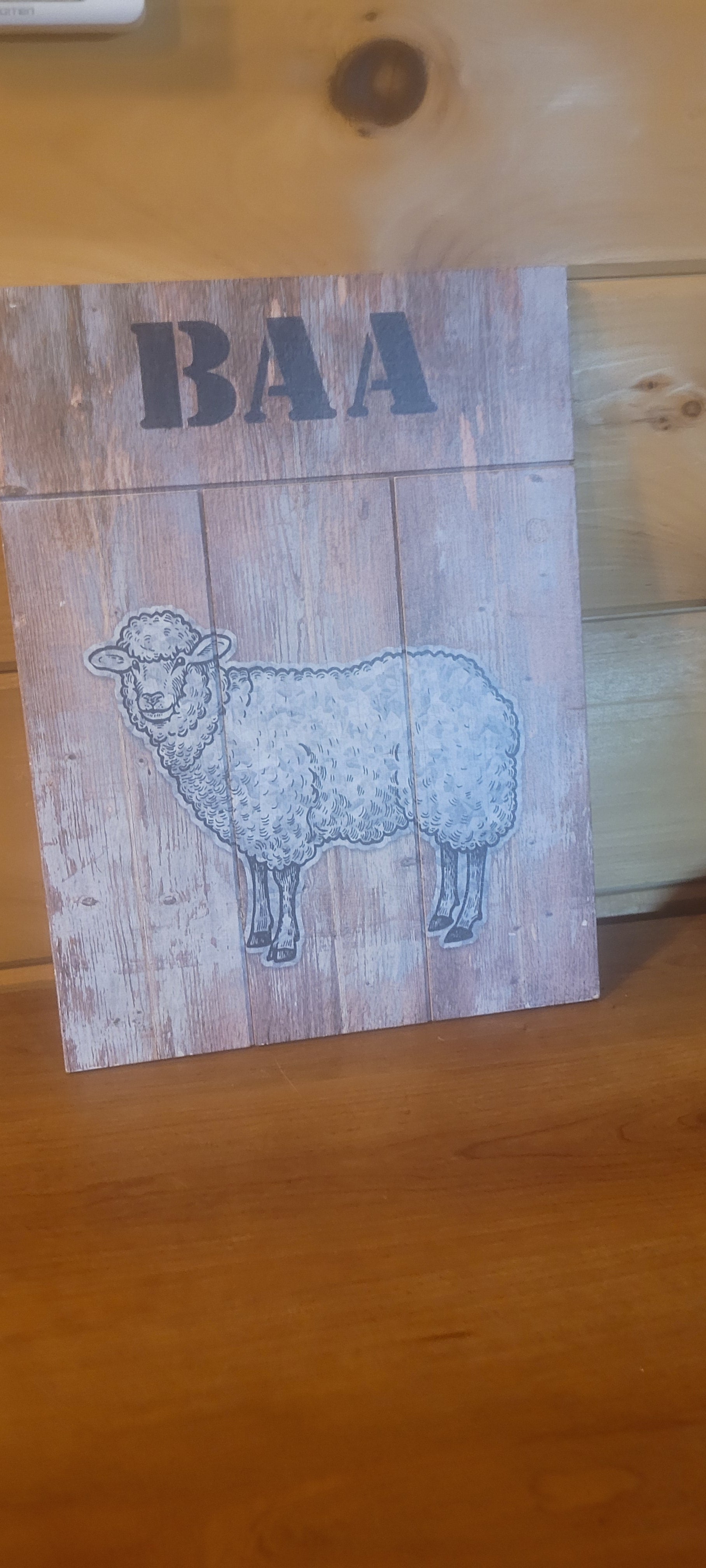 ✨ Plaque décorative farmhouse vintage