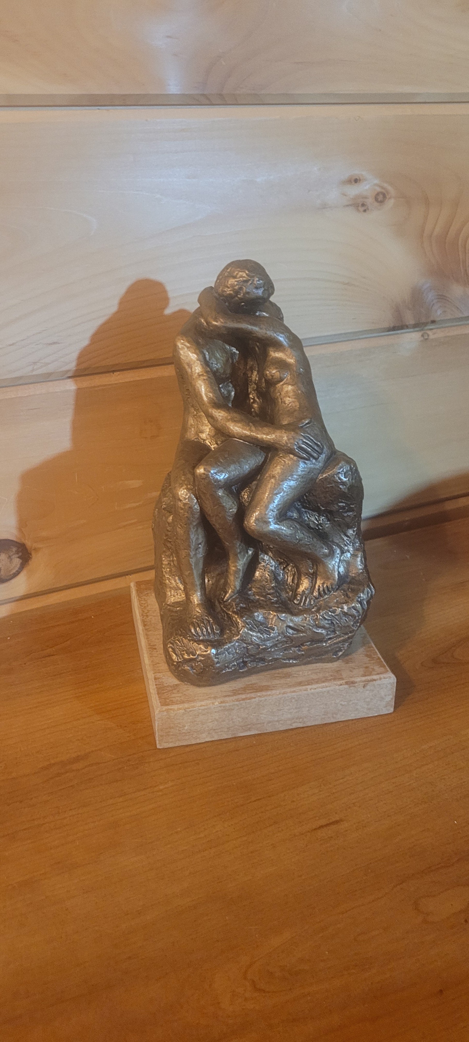 Statuette vintage patinée 1961
