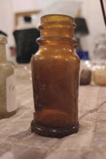Bouteille antique ambre