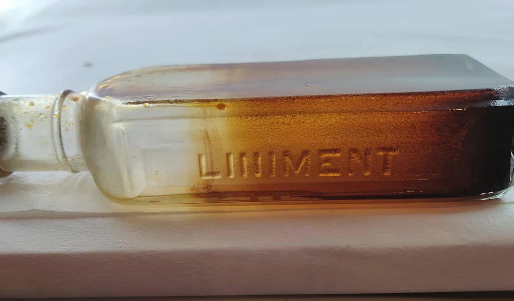 Bouteille vintage Liniment