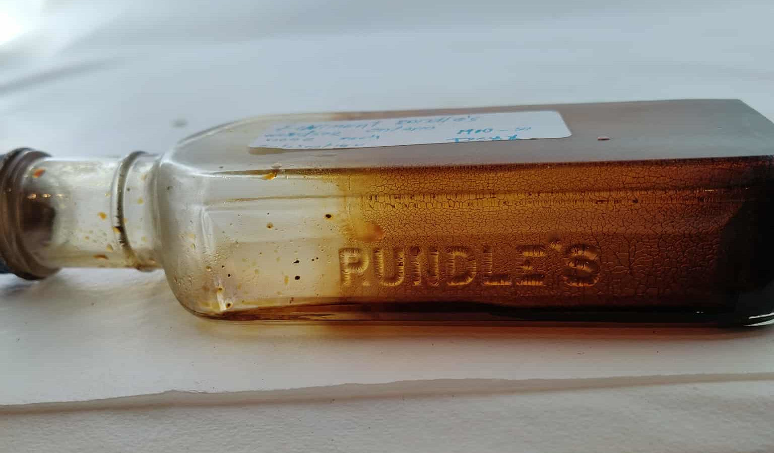 Bouteille vintage Liniment