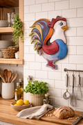 coq en céramique artistique
