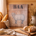 ✨ Plaque décorative farmhouse vintage