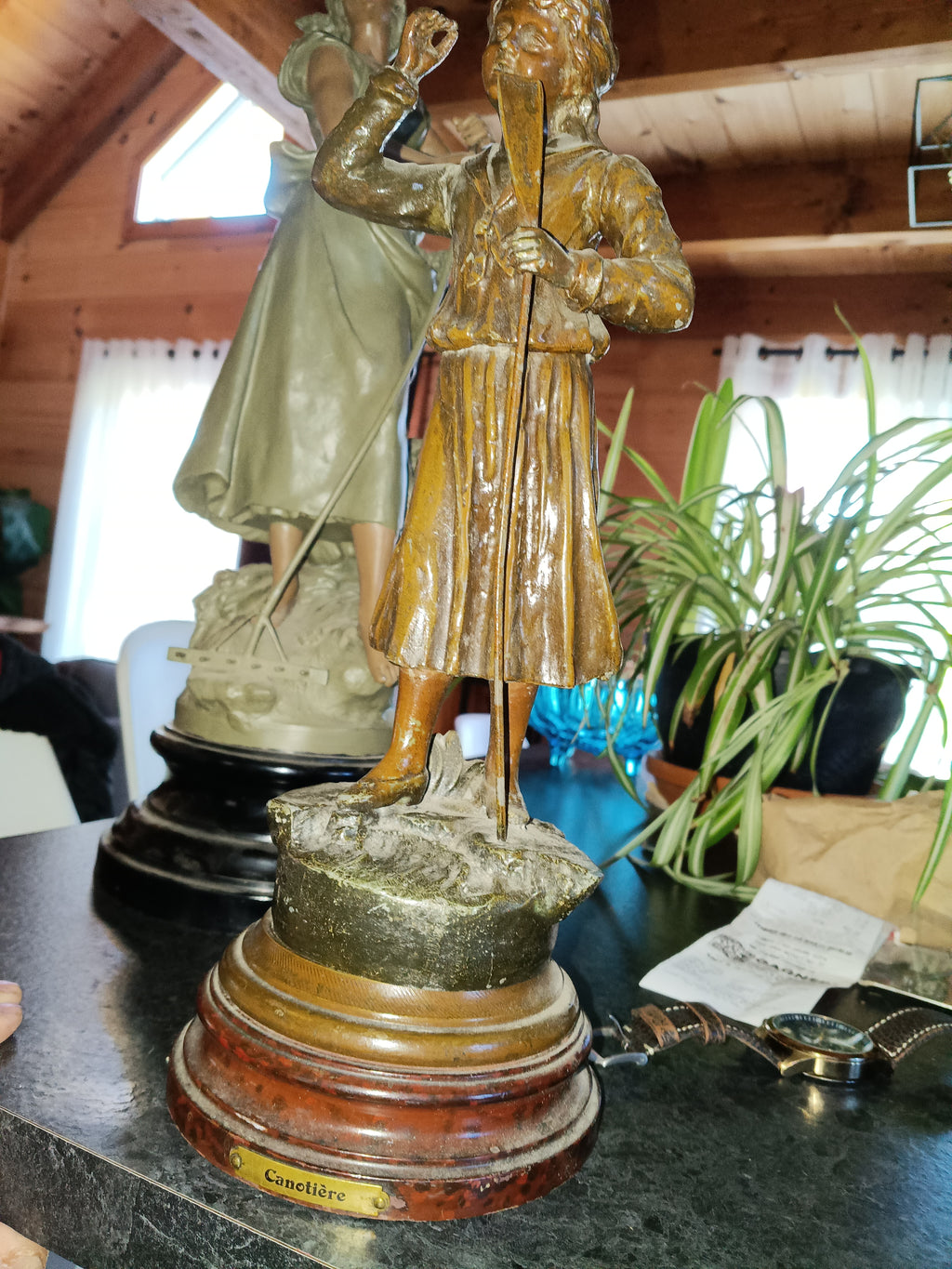 Statuette : La Canotière
Artiste : Auguste Moreau (1834-1917)