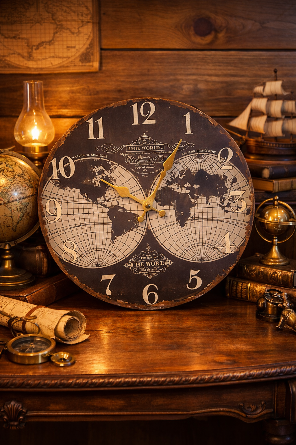 Horloge monde