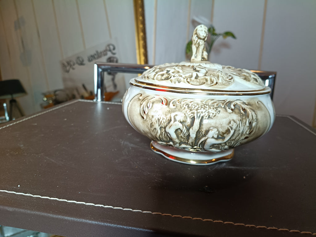 MAGNIFIQUE ENSEMBLE CAPODIMONTE COMPLET