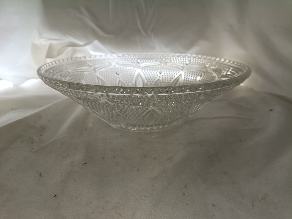Grand bol à fruit Federal Glass Company — Heritage Clear
États-Unis, 1940–1955