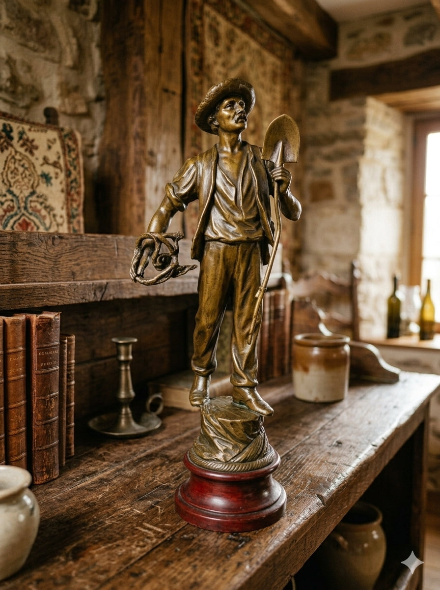 Sculpture « L'Agriculteur » – Jean Garnier