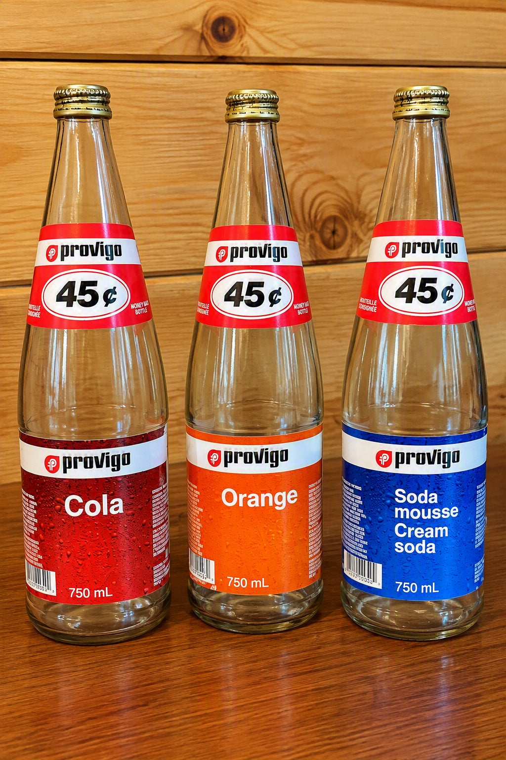 Vintage-Flaschen von Provigo