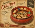 Pot métallique a couture vintage.