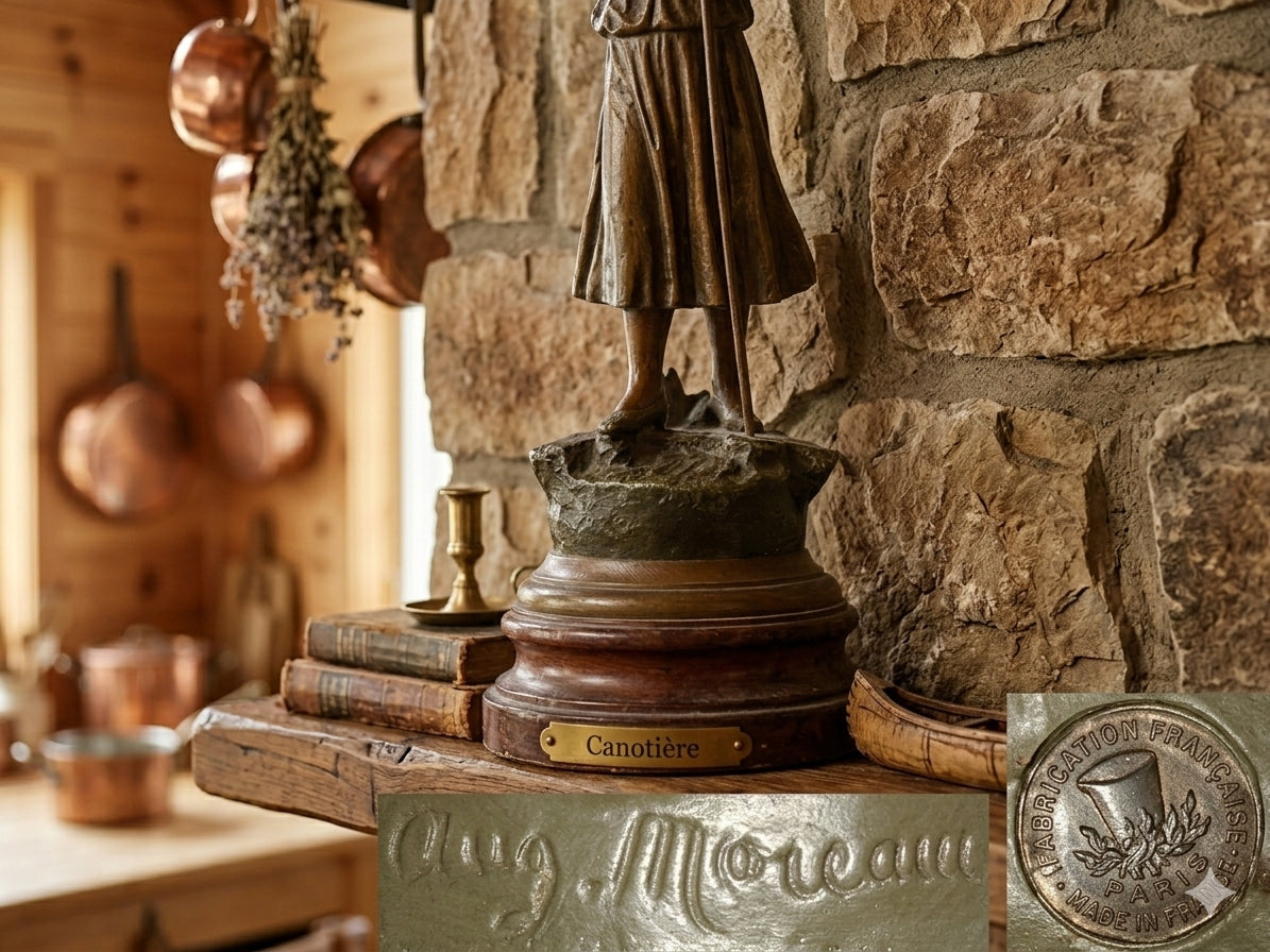 Statuette : La Canotière
Artiste : Auguste Moreau (1834-1917)