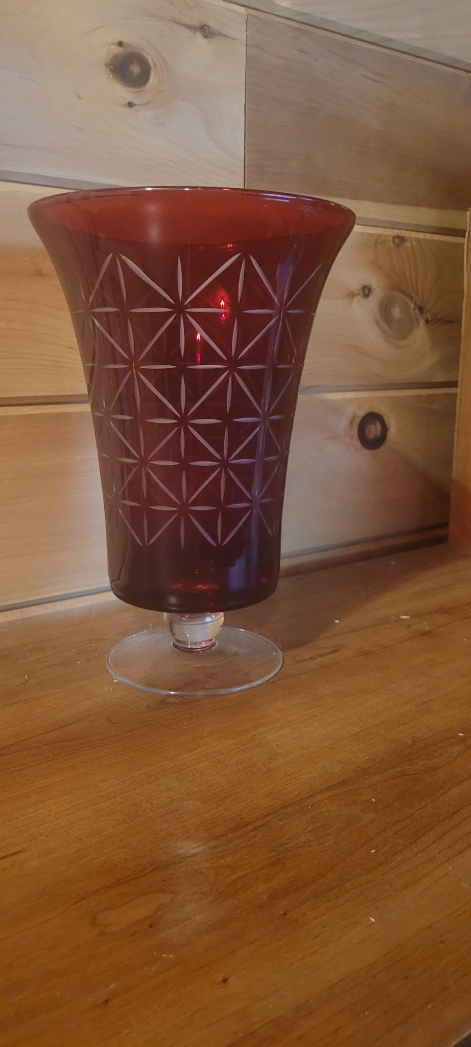 Cranberry-Vase