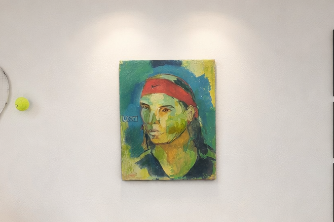 peinture  Raphael Nadal