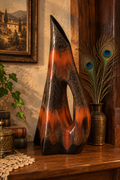 Vase brun céramique
