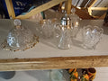 U.S. Glass Co. — 5 morceaux : Bull's Eye and Fan / Daisies in Oval Panels= no 15090, vers 1905