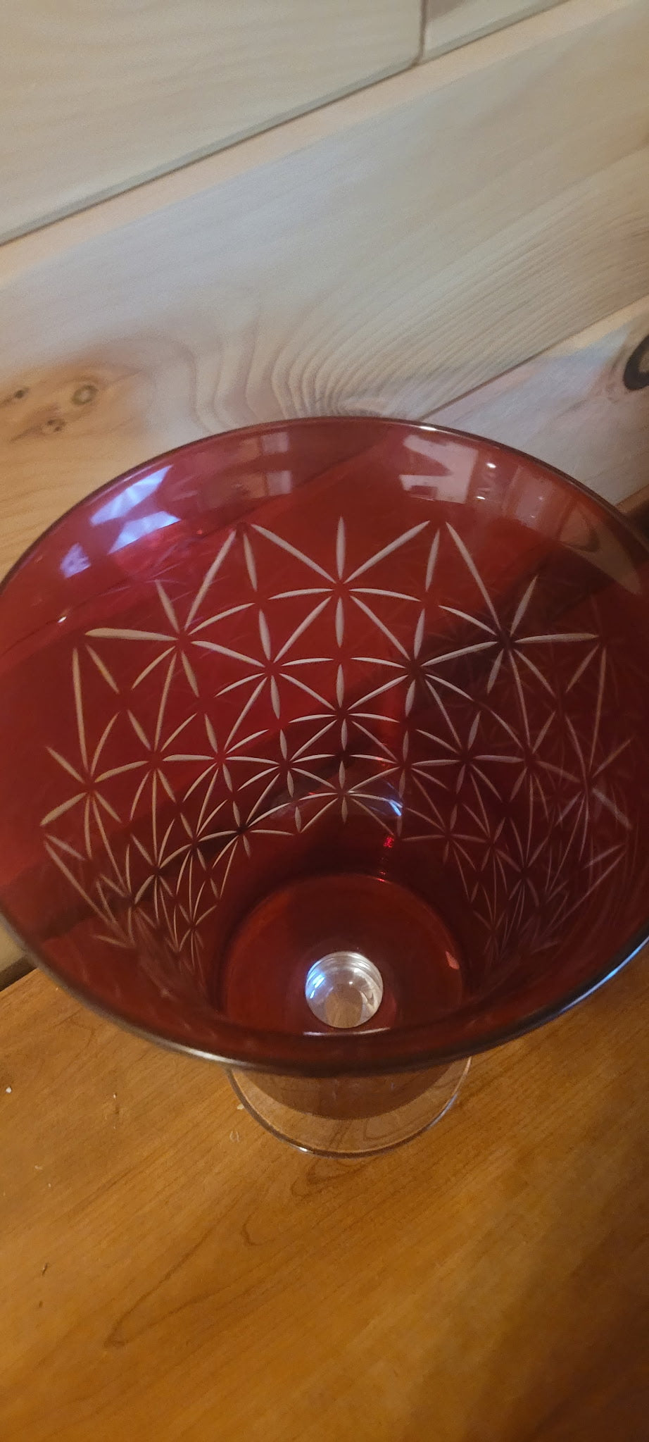 Cranberry-Vase