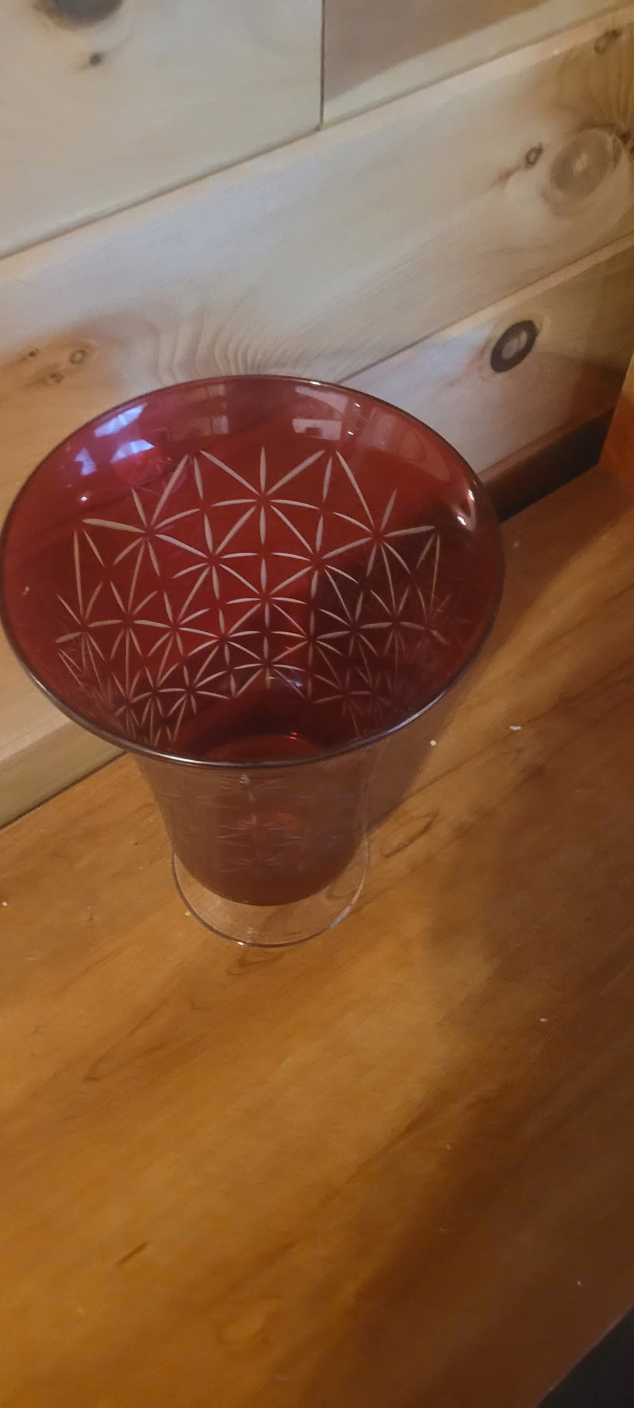 Cranberry-Vase